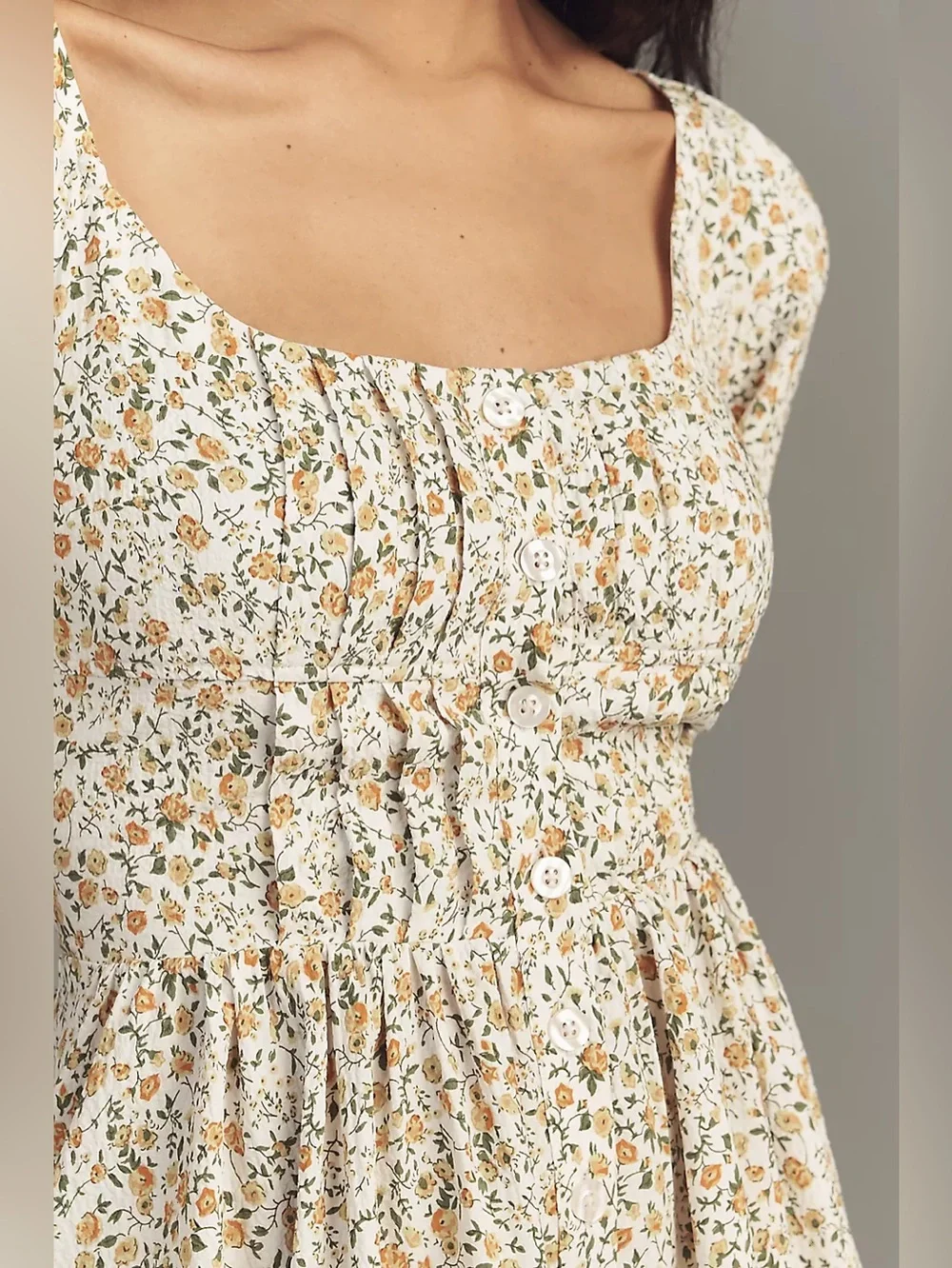 NWT Size M - Anthropologie Corset A-Line Floral Mini Dress (US$ 168) - Picture 6 of 16